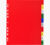 Exacompta 84E divider Polypropylene (PP) Multicolour
