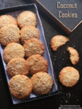 Coconut Cookies Recipe – Sharmis Passions