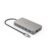 HYPER HDM1H laptop dock/port replicator USB 3.2 Gen 1 (3.1 Gen 1) Type-C Stainless steel