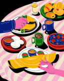 How illustrator Azra Hirji turns the family table into an archive of food, migration and memory