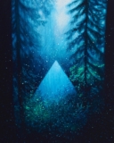 Eli McMullen Paints Forests Lit by Structures That Feel Like Altars From Another World » Design You Trust — Design Daily Since 2007