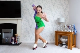 Sequins in sitting rooms: why photographer Debby Besford puts skating champions in domestic settings