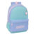 School Bag Munich Mellow Blue Pink Celeste 30 x 46 x 14 cm