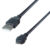GroupGear 26-2944 USB cable USB 2.0 0.5 m USB A Micro-USB B Black
