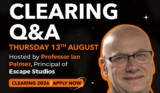 Clearing Q&A with Prof Ian Palmer 13 Aug 2026
