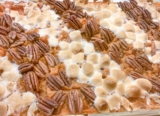 Sweet Potato Casserole with Marshmallows & Pecans