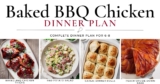 Baked BBQ Chicken Thighs Dinner Plan (Complete Dinner Menu)