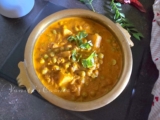 Batate Batani Gassi | Potato & Dried Green Peas Curry