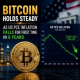 Bitcoin Holds Steady as US PCE Inflation Falls for First Time in 6 Years