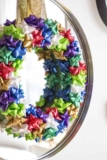 DIY Holiday Gift Bow Wreath