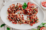 Bruschetta Chicken with Mozzarella and Balsamic Glaze