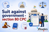 Suit against government under Section 80 CPC