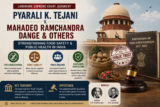Case Comment: Pyarali K. Tejani v. Mahadeo Ramchandra Dange