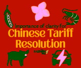 Importance Of Clarity For Chinese Tariff Resolution