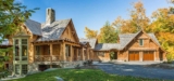 Tour this cozy mountain home in Vermont framing peaceful forest views