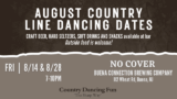 🤠 Don’t miss our last Country Line Dancing night of August! | NJCB