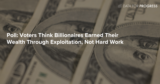 Voters Think Billionaires Earned Their Wealth Through Exploitation, Not Hard Work