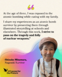 No More Hiroshimas or Nagasakis: Passing on the Stories of Survivors