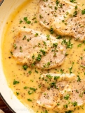 Creamy Honey Mustard Pork Chops