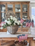 How to Make a Simple Patriotic Summer Hanging Basket