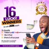 Efficacy Construction 16th Anniversary Giveaway.