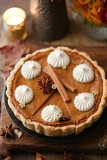 The Most Delicious Vegetarian Pumpkin Pie – baked & eggless, a winner!