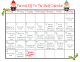 Elf on the Shelf Ideas & Parents Printable Calendar
