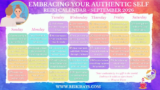 Embracing Your Authentic Self – Reiki Calendar September 2026 – Reiki Rays