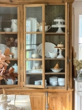 How I Decorated My Antique Kitchen Cupboard for Fall