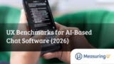UX Benchmarks for AI-Based Chat Software (2026) – MeasuringU