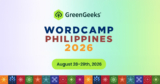 GreenGeeks Will Be At WordCamp Philippines 2026 in Iloilo City