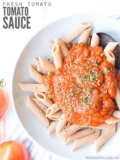 Homemade Tomato Sauce Recipe with Fresh Tomatoes