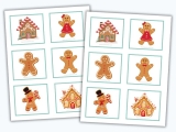 Gingerbread Man Matching Cards – The Purposeful Nest