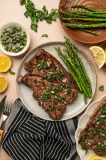 Grilled Lamb Shoulder Chops with Chimichurri