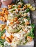 Grilled Romaine Salad • Easy, Smoky and BEST Steakhouse Salad • Two Purple Figs
