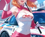 Anime girls as racing models