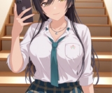 anime girls wearing neckties | Animoe
