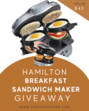 Hamilton Beach Dual Breakfast Sandwich Maker Giveaway
