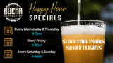 Saturday’s Updated Happy Hour at Buena Connection | NJCB
