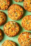 Healthy Salmon Patties with Creamy Lemon Herb Dip