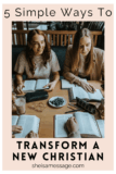 How to Disciple a New Christian For Lifelong Growth