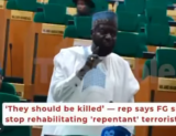 Reps Committee Chairman Calls for End to Rehabilitation Programme for Arrested Terror Suspects