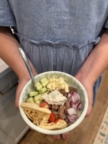 Quick + Eat 5 Minute Greek Burger Bowls