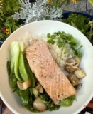 Poached Ginger Miso Salmon – Pocket Change Gourmet