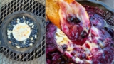 Lemon Blueberry Camembert Skillet Dip