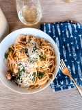 Linguine with Tuna, Lemon Butter, and Mint • Kath Eats