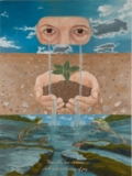 My New Painting: Those Who Sow in Tears Shall Reap With Songs of Joy | Arlene Goldbard