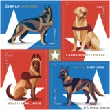 Military Working Dog Stamps | Doggies.com Dog Blog