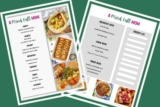End of Summer 7-Day Meal Plan with Shopping List