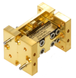 Compact waveguide device supports dual-polarized sub-THz systems
